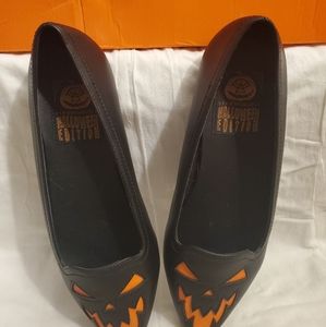Strange Cvlt black pumpkin flats